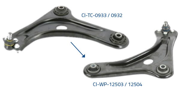 MOOG - Plastic to Metal Bush - Track Control Arms - CI-TC-0933/0932 - CI-WP-12503/12504 MOOG - Plastic to Metal Bush - Track Control Arms - CI-TC-0933/0932 - CI-WP-12503/12504