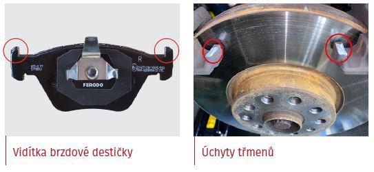 SPRÁVNÝ_POSTUP_INSTALACE Vidítka brzdové destičky a Úchyty třmenu