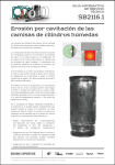 Cavitation Erosion of Wet Liners