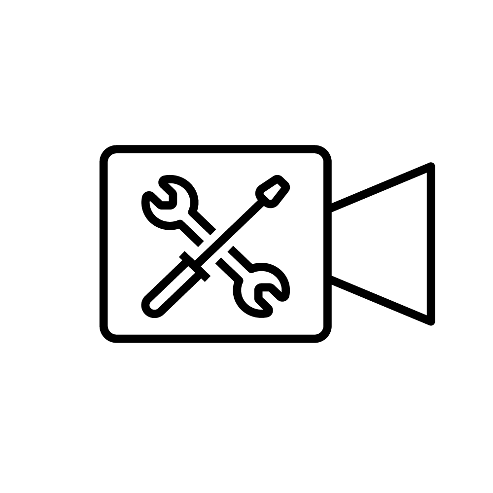 Icono de vídeo de instalación de piezas