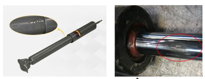 Worn_shock Damage to shock absorbers