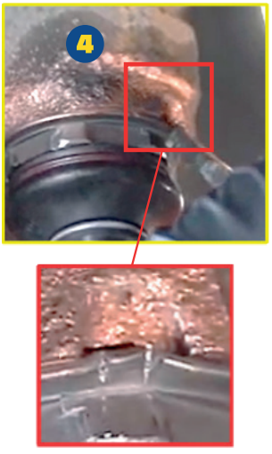 MOOG - ‘punch’ the ball joint collar into the dedicated notch