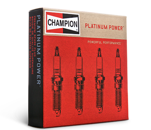 Vista-del paquete de-bujía-platinum-power-de Champion