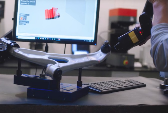 Scanning Control Arm for Reverse Engineering Scanning Control Arm for Reverse Engineering