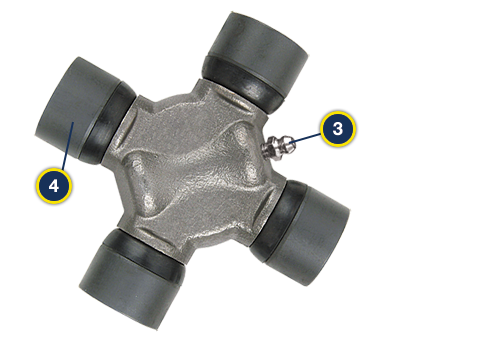 Détails produit des joints universels anti-corrosion galvanique MOOG Détails produit des joints universels anti-corrosion galvanique MOOG