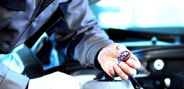 Mechanic-Holding-Headlight-Bulbs Mechanic-Holding-Headlight-Bulbs