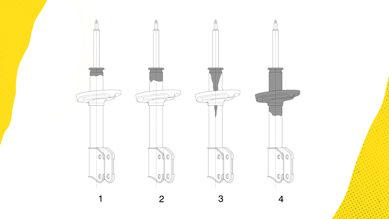 Strut-Oil-Weepage Strut-Oil-Weepage