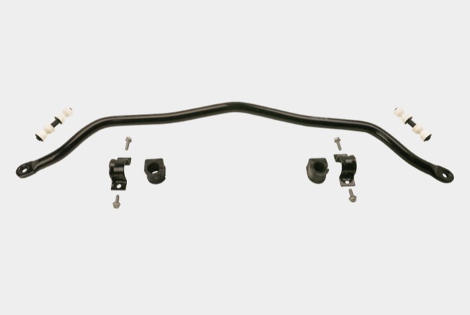 The MOOG solid sway bar kit