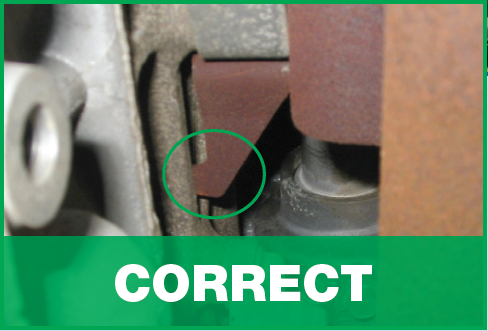 Correct Mounting Correct Mounting